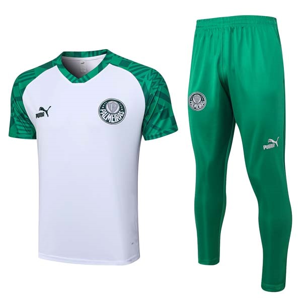 Camiseta Palmeiras Conjunto Completo 2023-2024 Blanco Verde